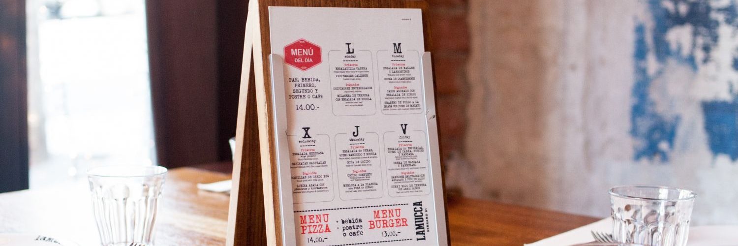 Carta Restaurante Lamucca de Serrano